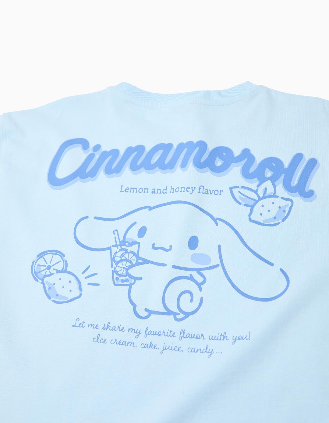 T-shirt 'Hello Kitty and Friends', Menina, Azul Claro