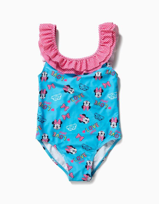 Fato de Banho para Menina 'Minnie' Anti-UV 80, Azul