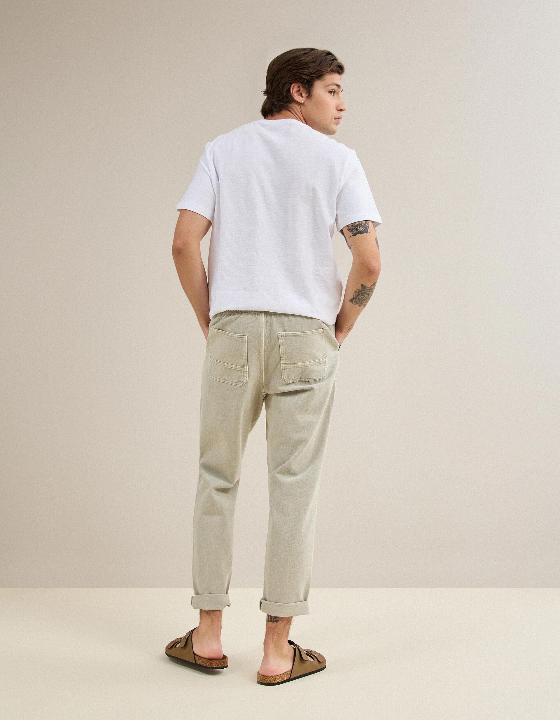 Comprar Online Cal&ccedil;as Joggers, Homem, Bege