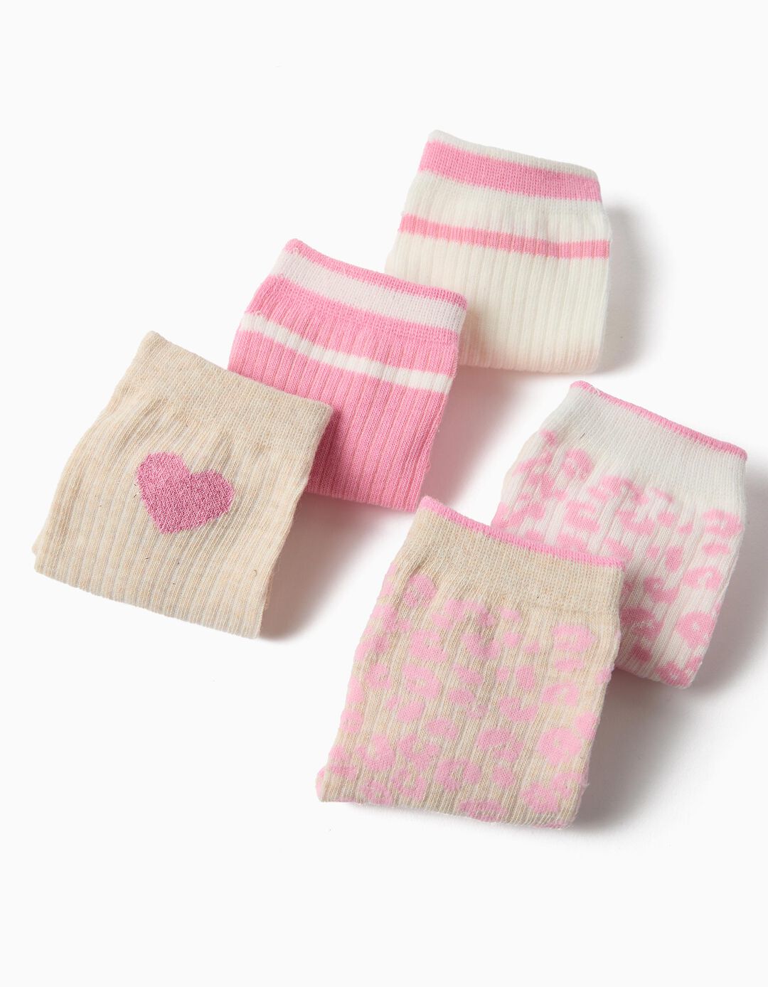 Pack 5 Pares De Meias, Menina, Multicolor