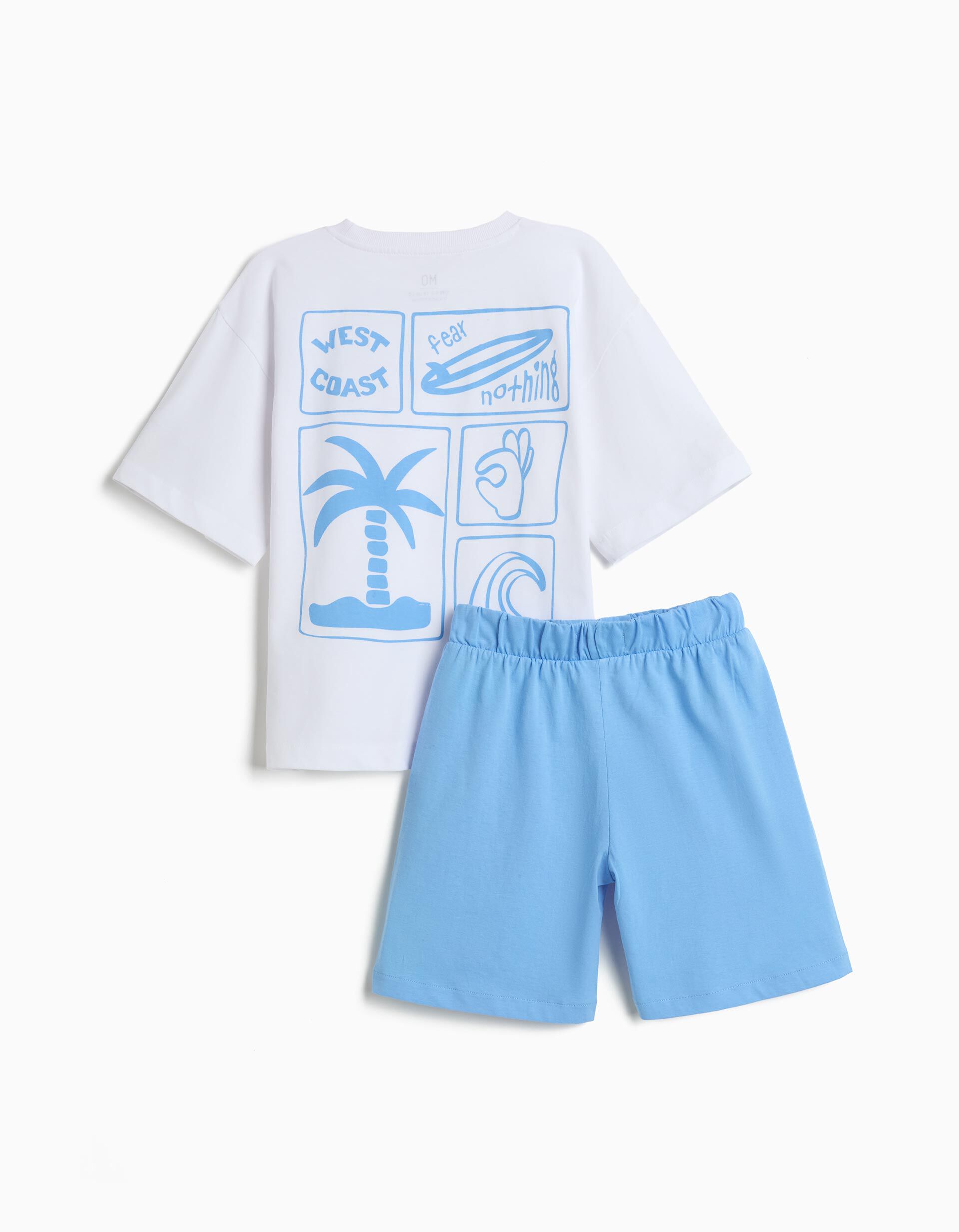 Comprar Online Conjunto T-shirt e Cal&ccedil;&otilde;es, Menino, Azul Claro