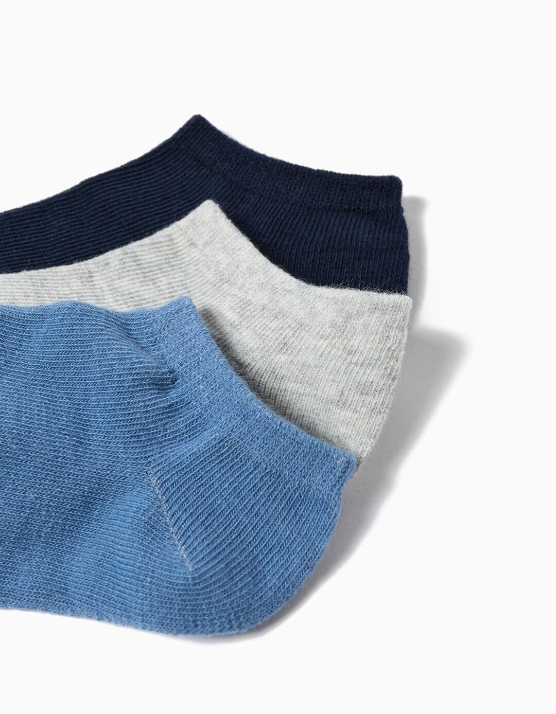 Pack 3 Pares de Meias Tornozelo, Menino, Multicor 