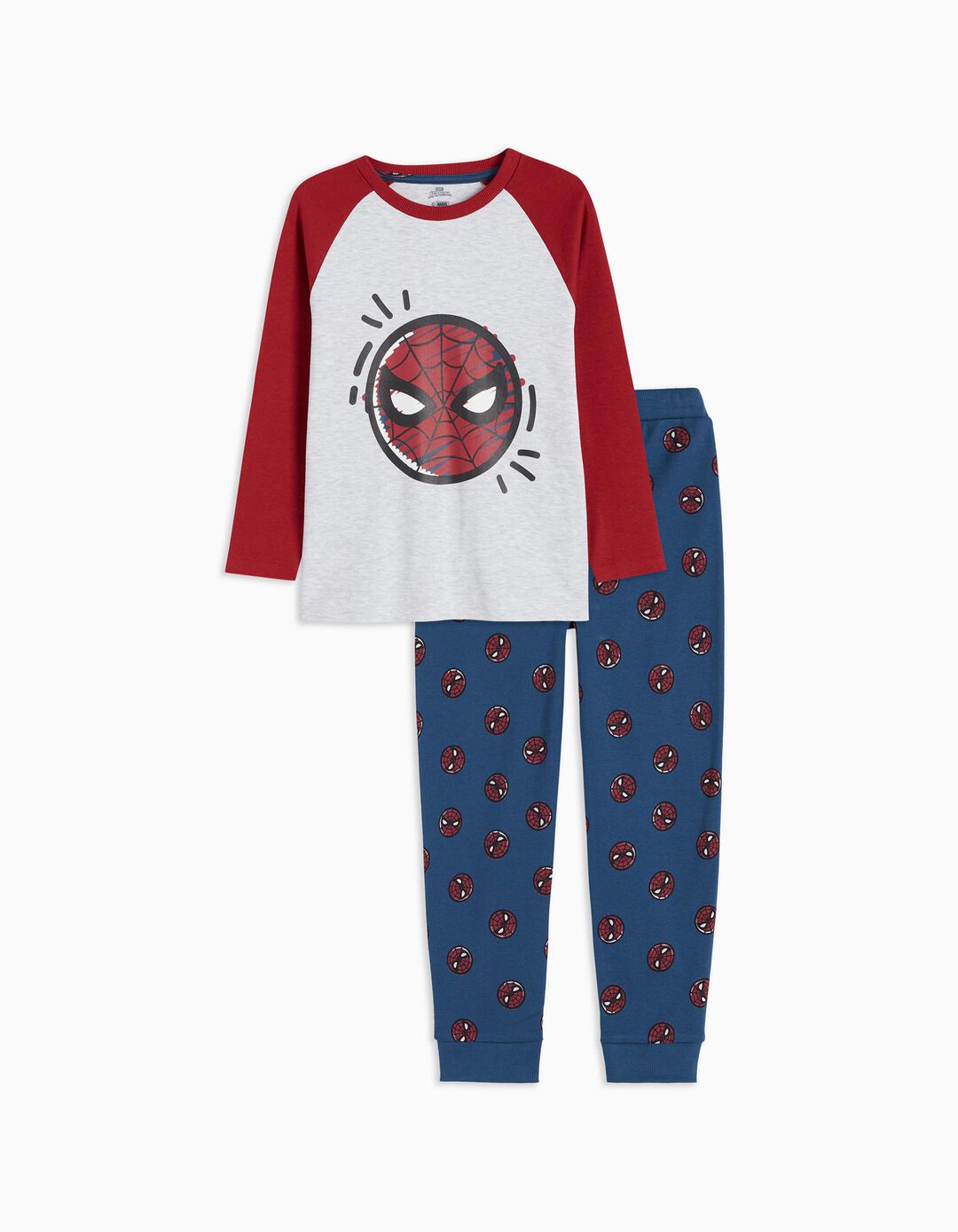 Pijama 'Spider Man', Menino, Cinzento claro