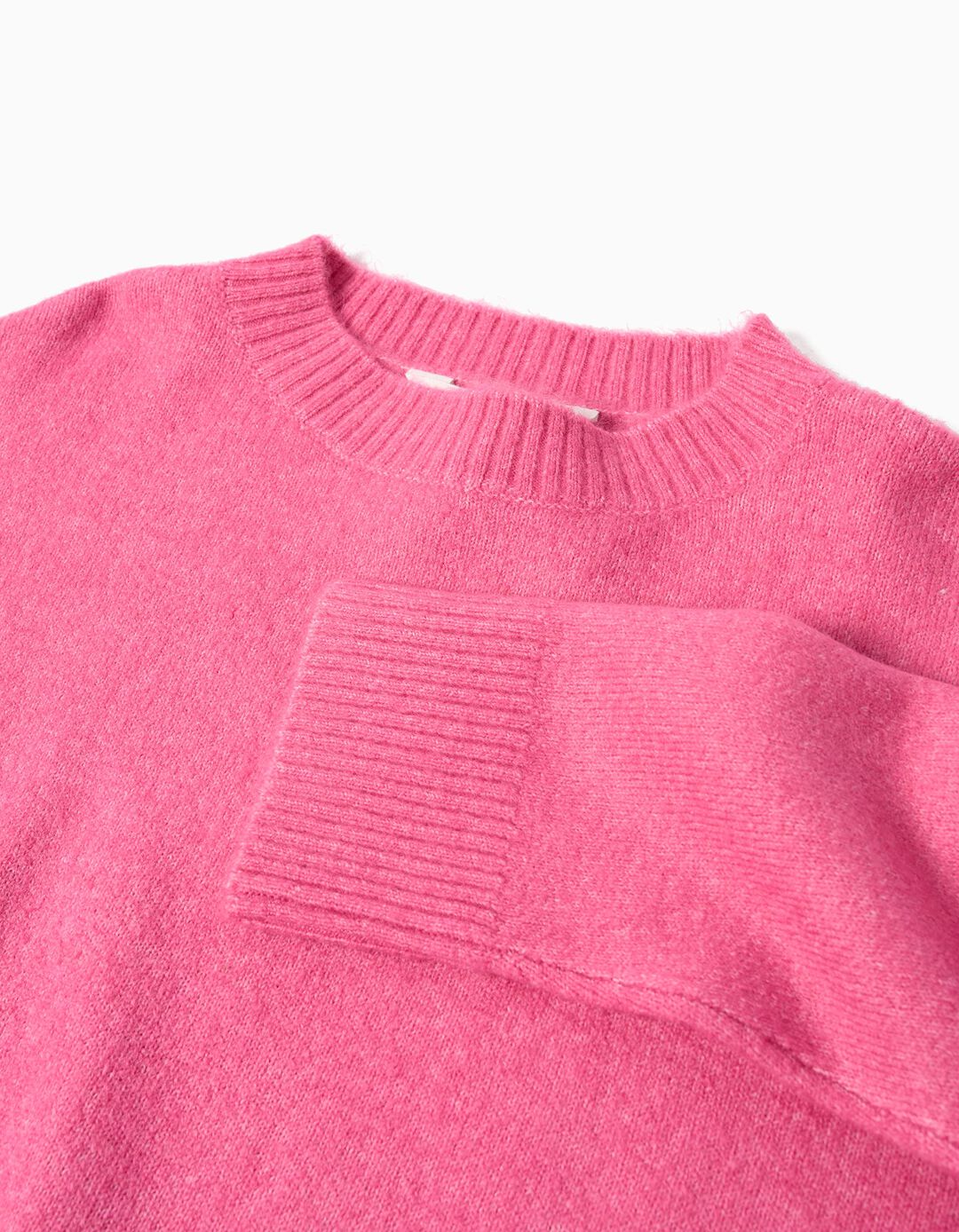 Camisola de Malha, Menina, Rosa