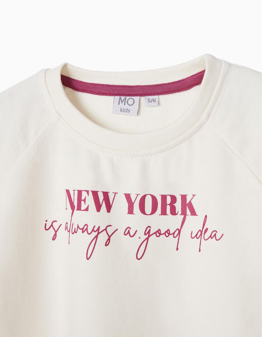 Sweatshirt, Girls, White