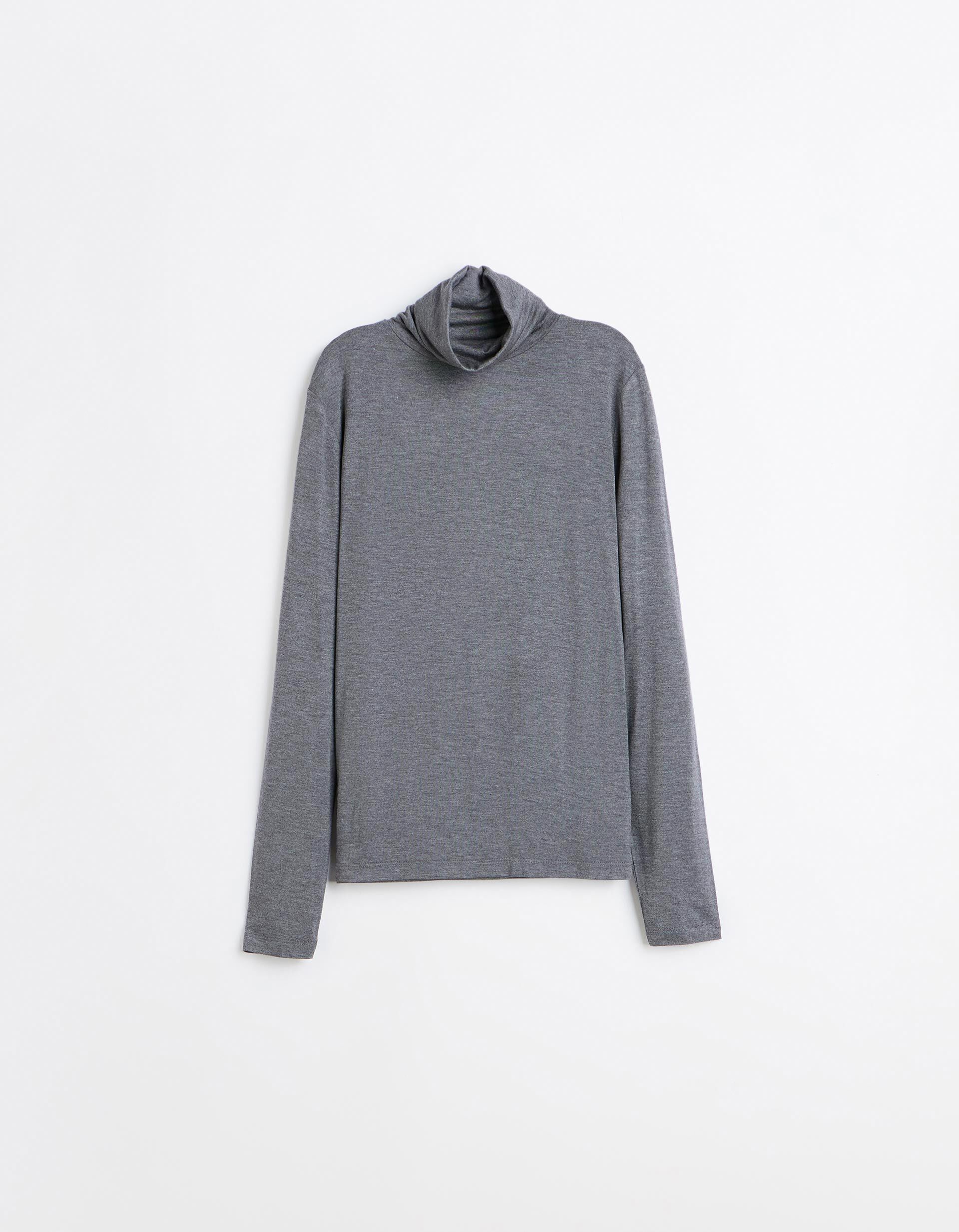 Comprar Online Camisola De Gola Alta, Mulher, Cinzento