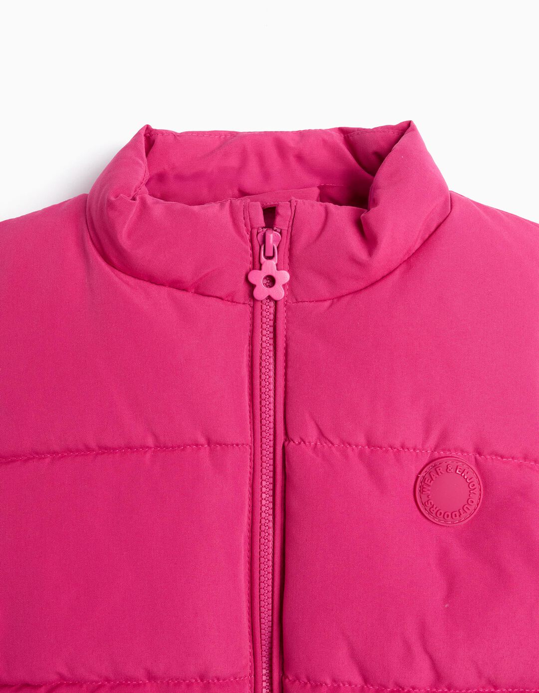 Colete Acolchoado, Menina, Rosa Escuro