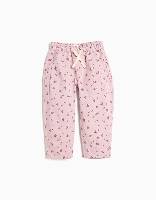 Comprar Online Cal&ccedil;as Paperbag Estampadas, Menina, Rosa Claro