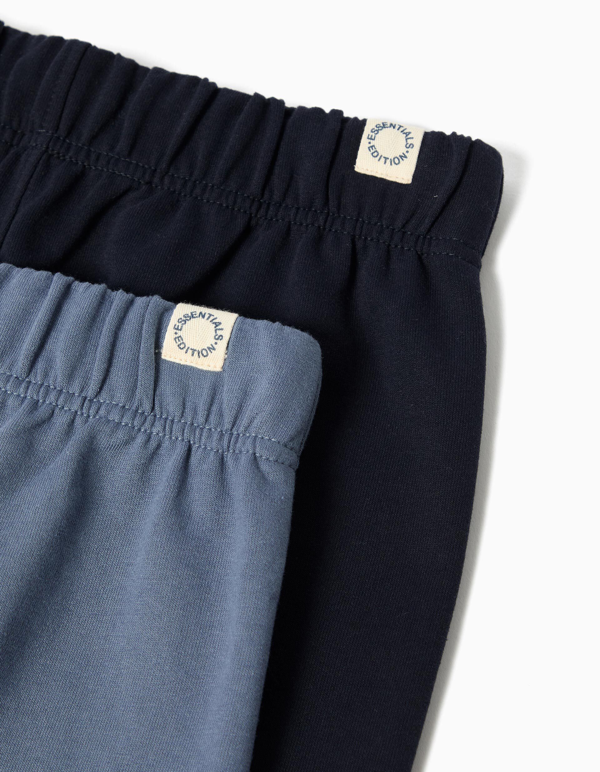 Comprar Online Pack 2 Joggers de Felpa, Menino, Azul Escuro