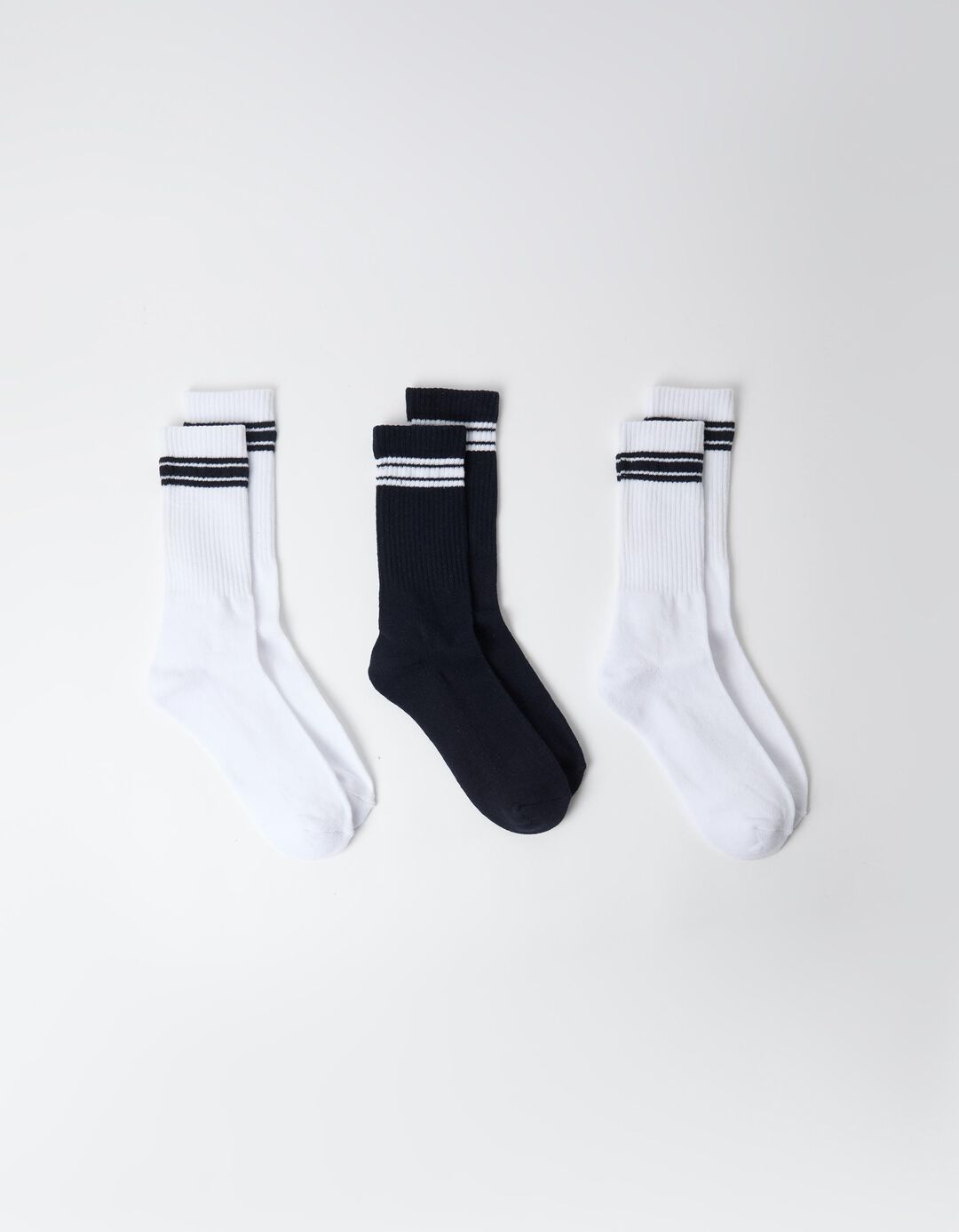 Pack 3 Meias Desportivas, Homem, Branco