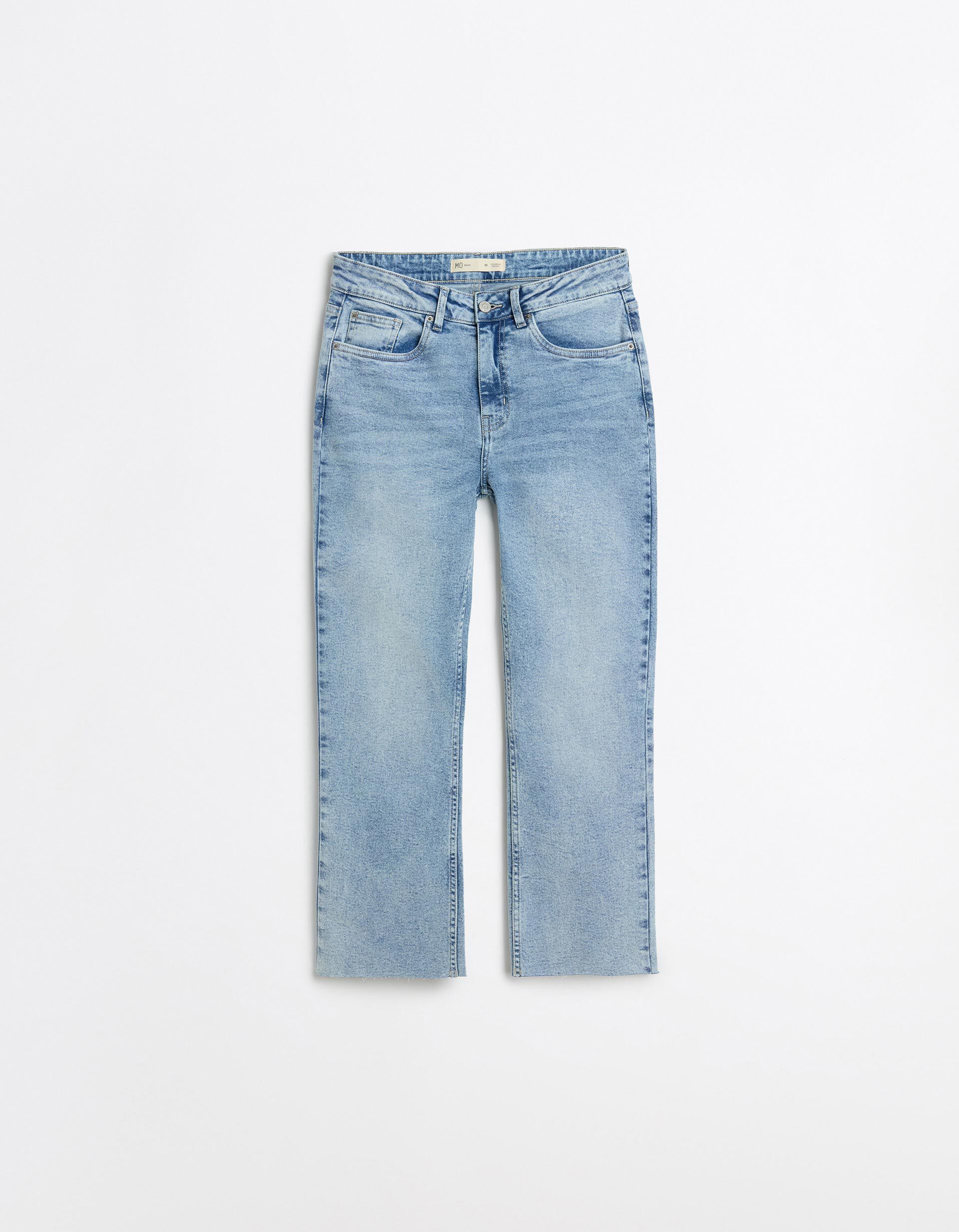 Comprar Online Cal&ccedil;as de Ganga 'Cropped Flare', Mulher, Azul Claro