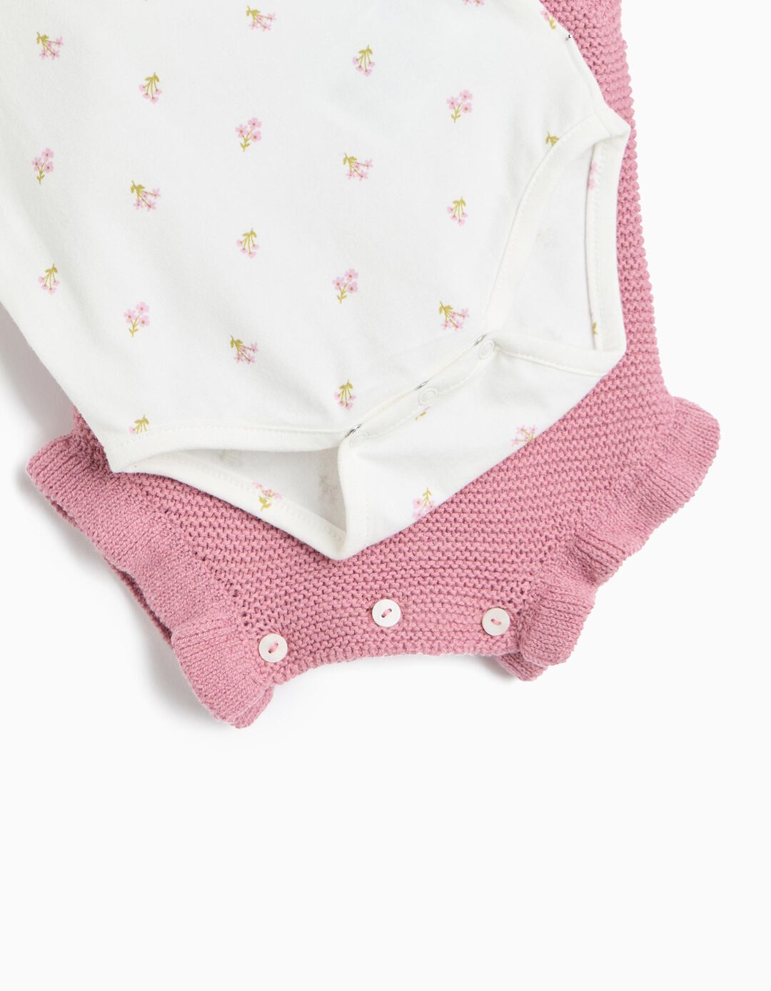 Conjunto Body E Fofo, Rec&eacute;m-Nascido, Rosa