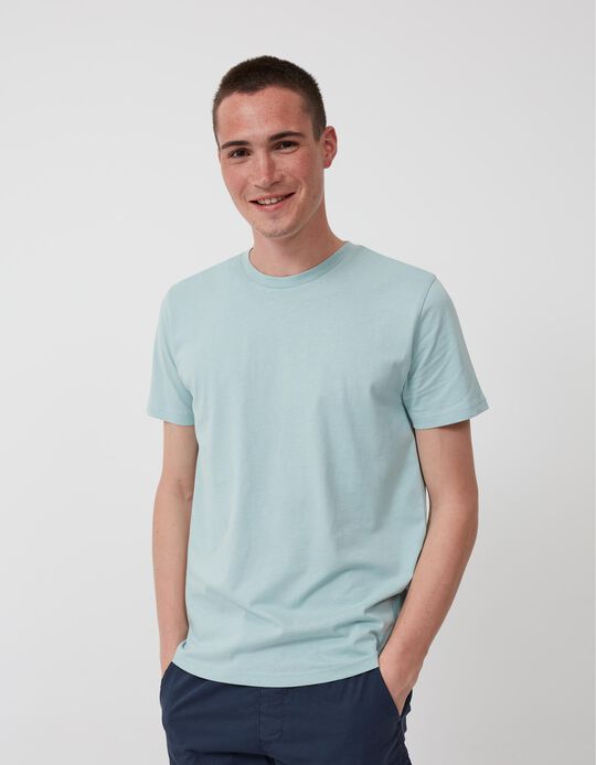 T-shirt, Homem, Azul Claro