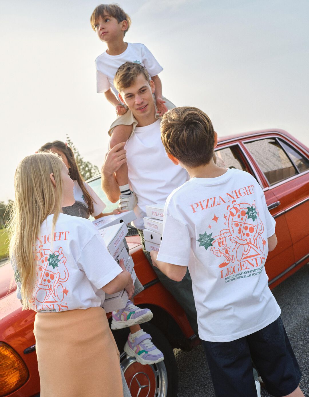 T-shirt Dia do Pai, Crian&ccedil;a, Branco