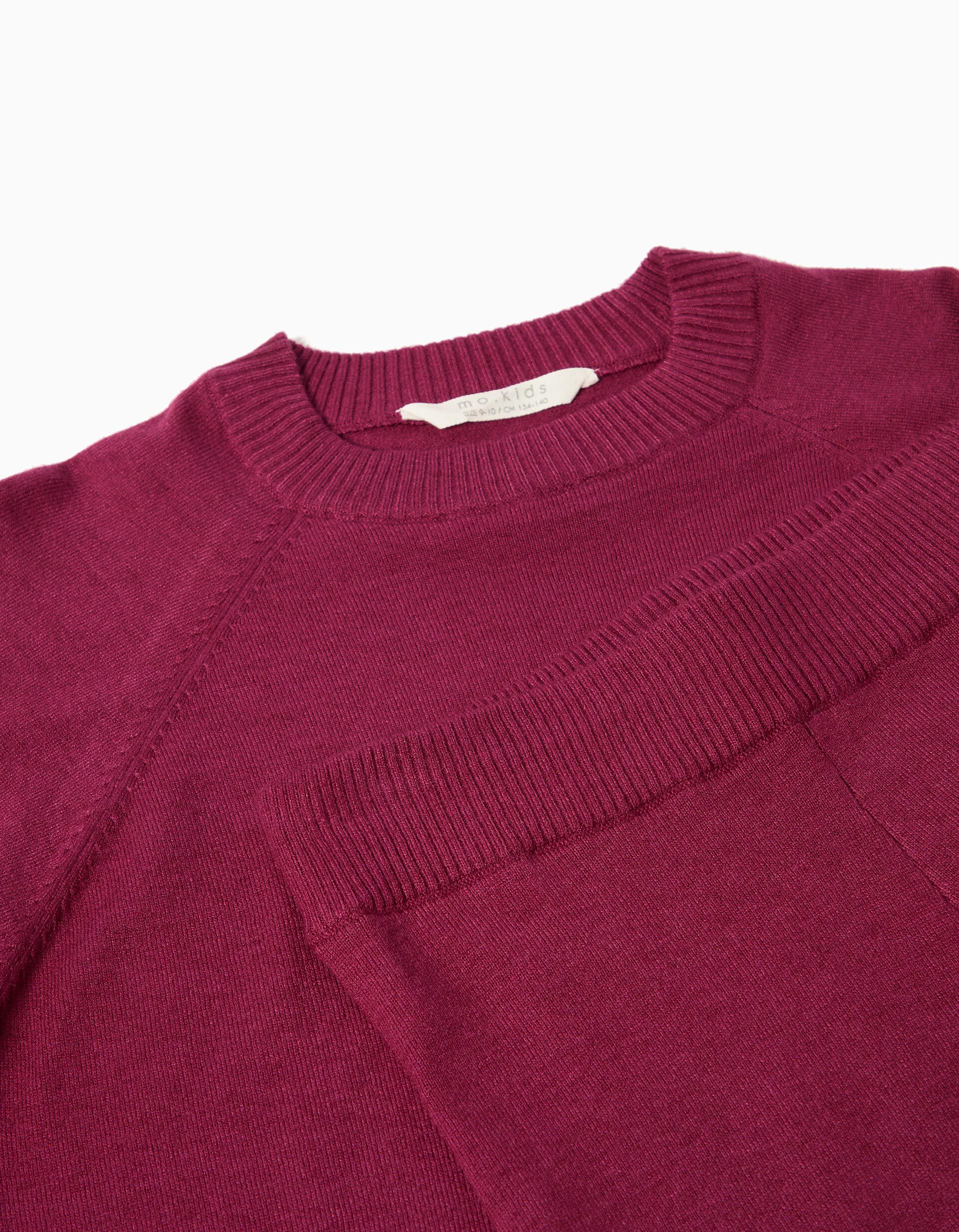 Comprar Online Conjunto de Malha, Menina, Vermelho Escuro