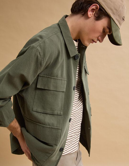 Comprar Online Casaco, Homem, Verde Escuro