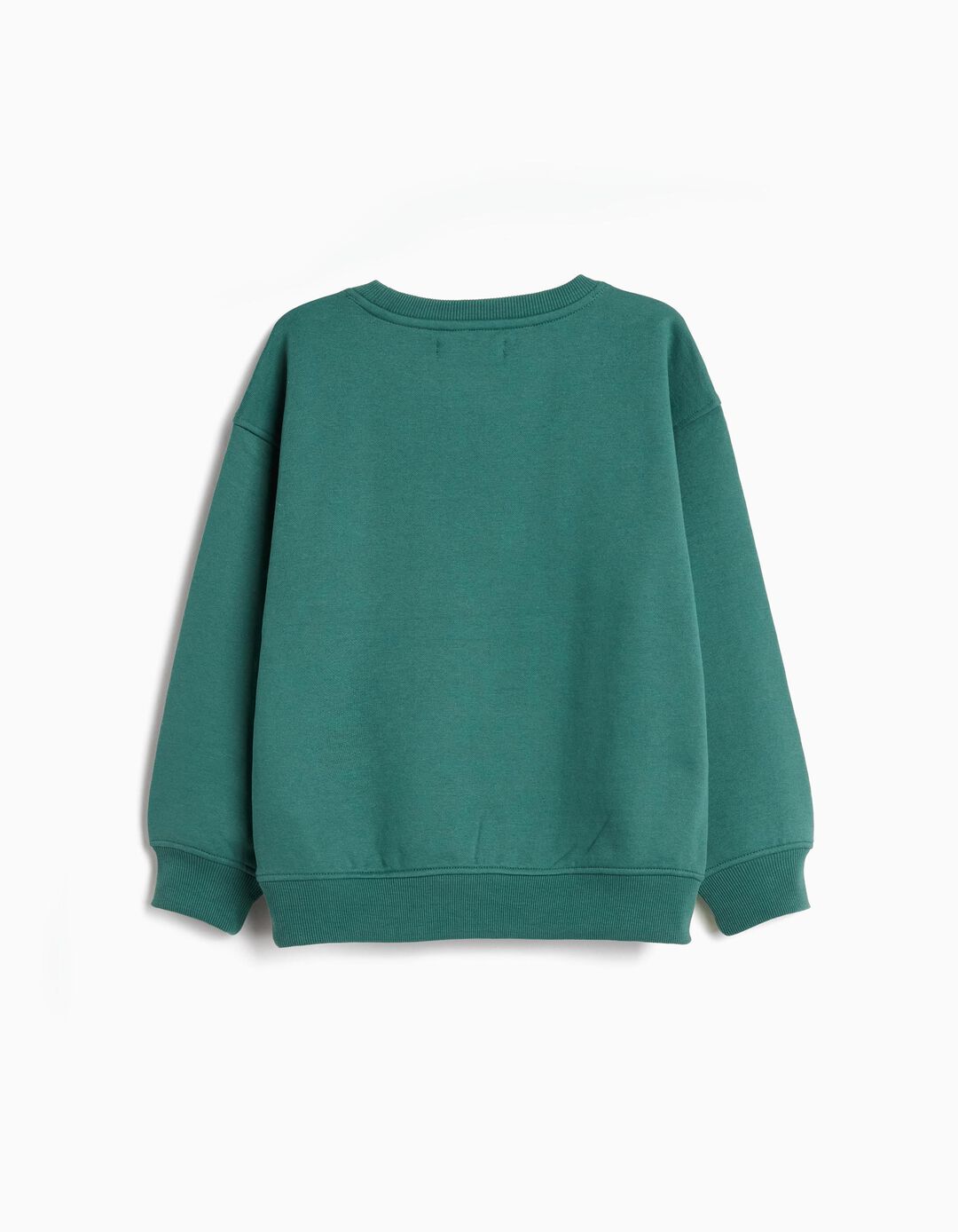 Sweatshirt de Felpa, Menino, Verde Escuro