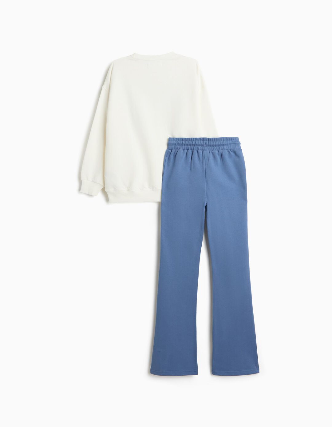 Conjunto De Felpa, Menina, Azul Escuro