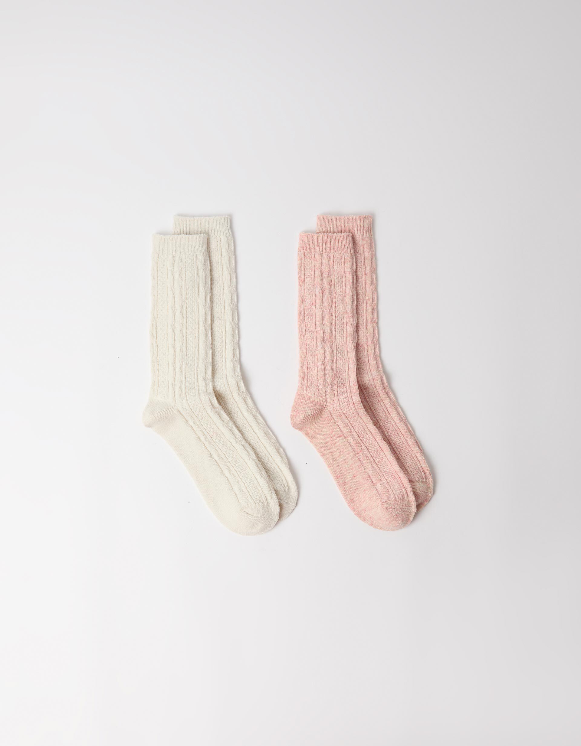 Comprar Online Pack 2 Pares De Meias, Mulher, Cru