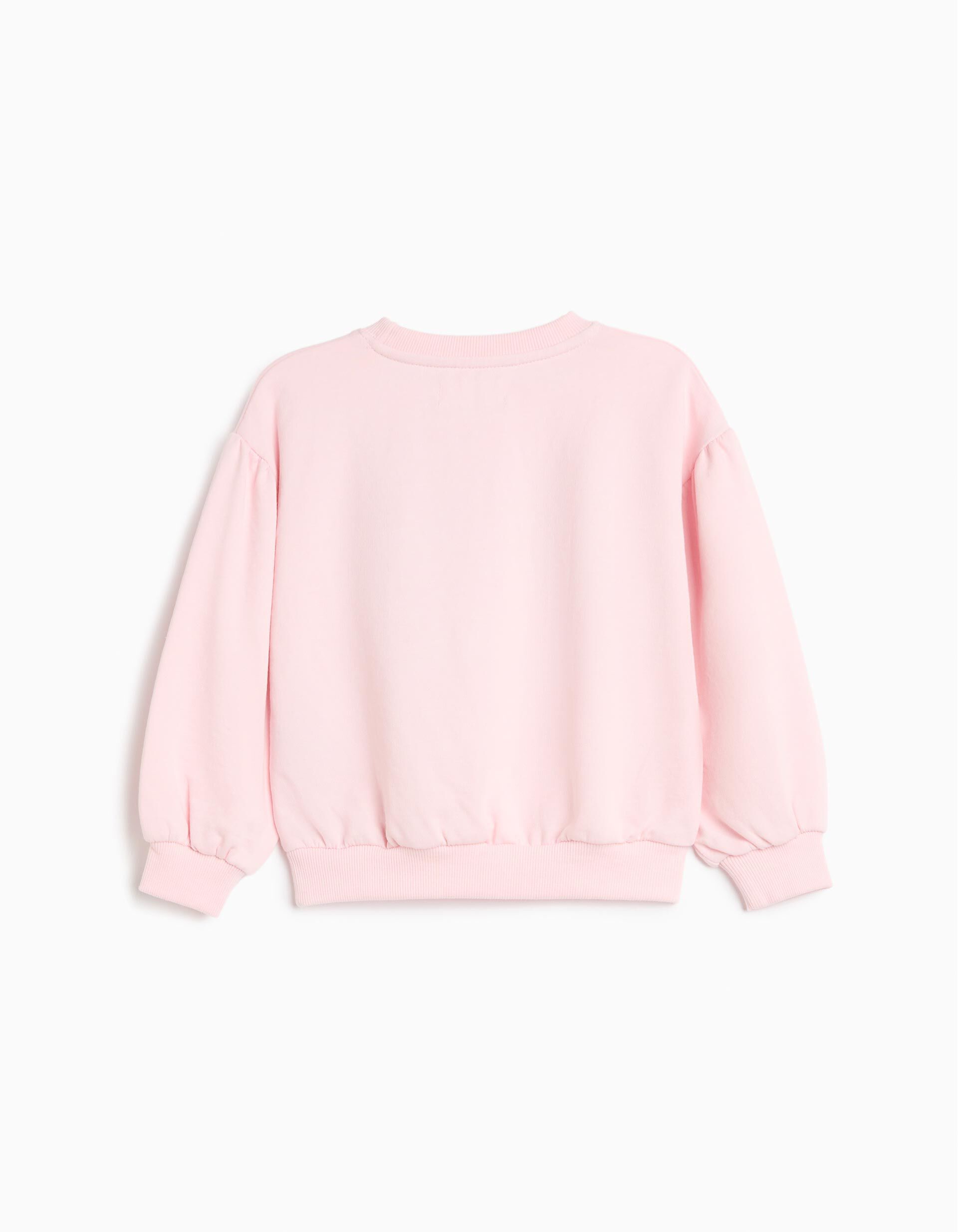 Comprar Online Sweatshirt De Felpa Estampada, Menina, Rosa Claro