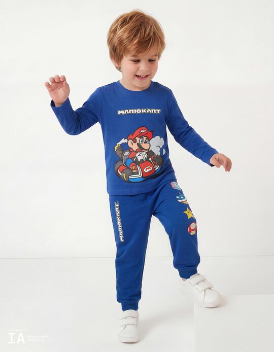 Comprar Online Cal&ccedil;as de Felpa 'Super Mario', Menino, Azul