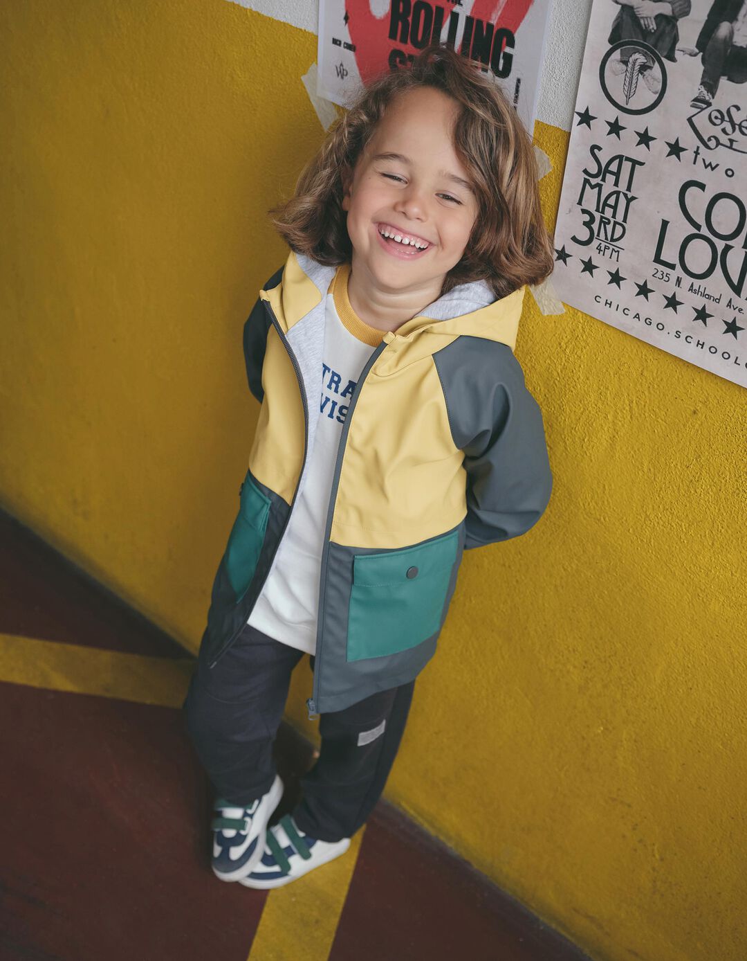 Parka com Capuz, Menino, Cinzento Escuro