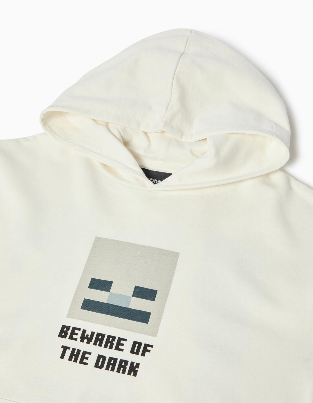 Casaco com Capuz 'Minecraft', Menino, Branco