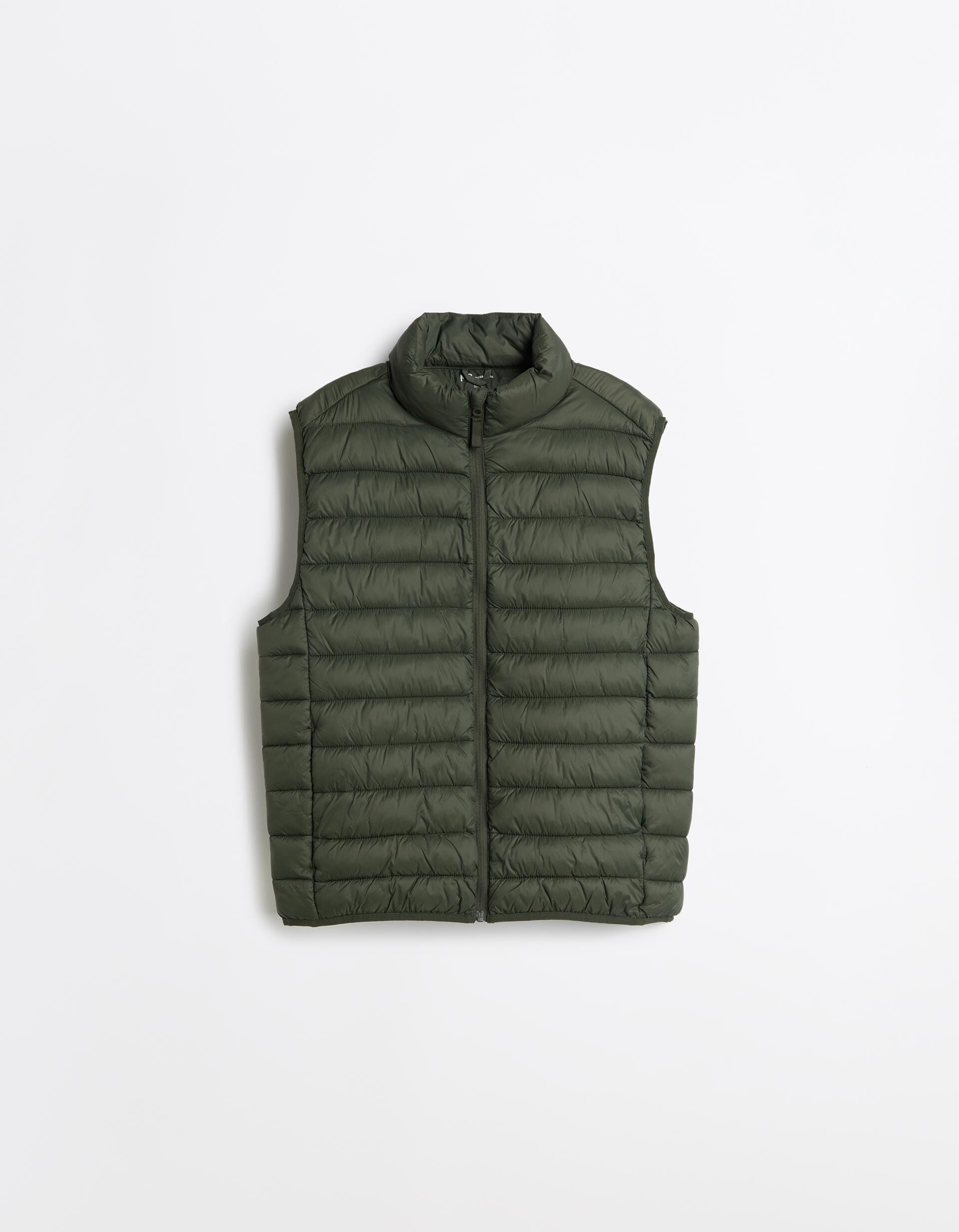 Comprar Online Colete Acolchoado Leve, Homem, Verde Escuro