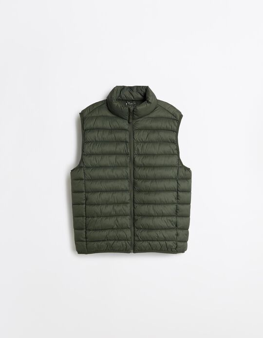 Comprar Online Colete Acolchoado Leve, Homem, Verde Escuro