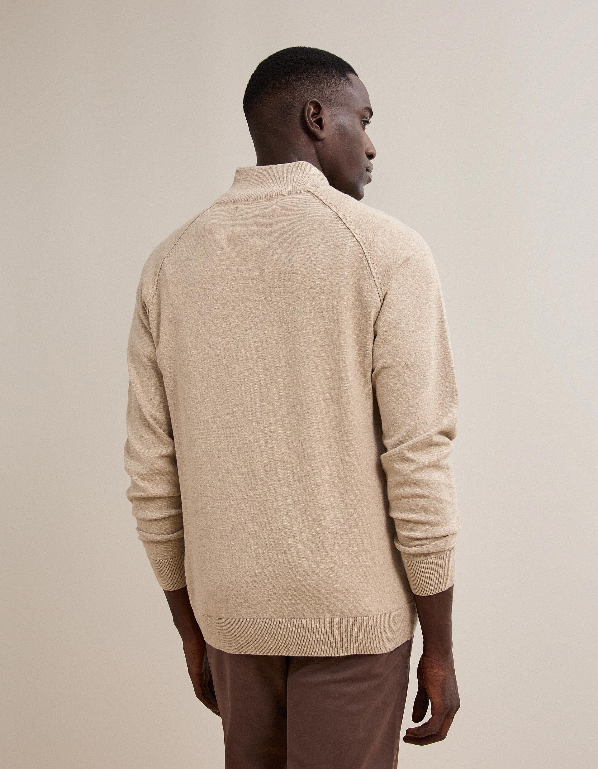 Comprar Online Camisola De Malha, Homem, Bege Claro