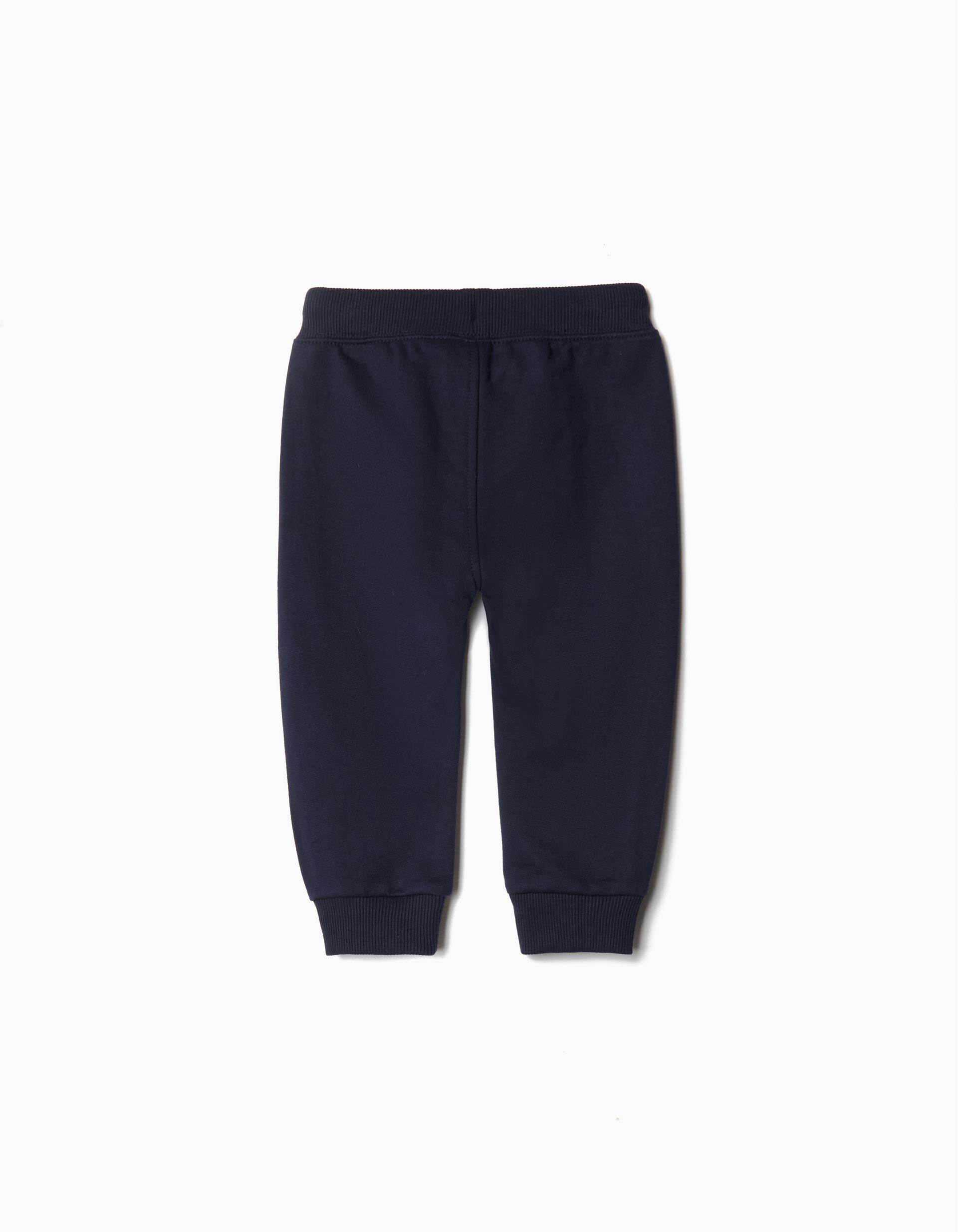 Comprar Online Cal&ccedil;as de Felpa, Menino, Azul Escuro