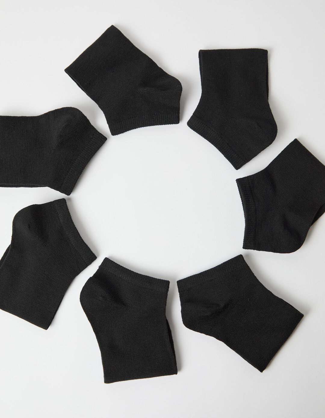 Pack 7 Pares de Meias Tornozelo, Homem, Preto