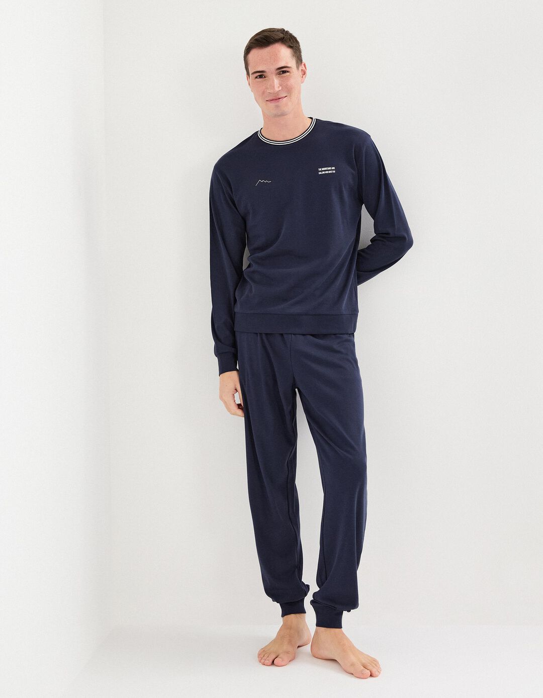 Pijama, Homem, Azul Escuro