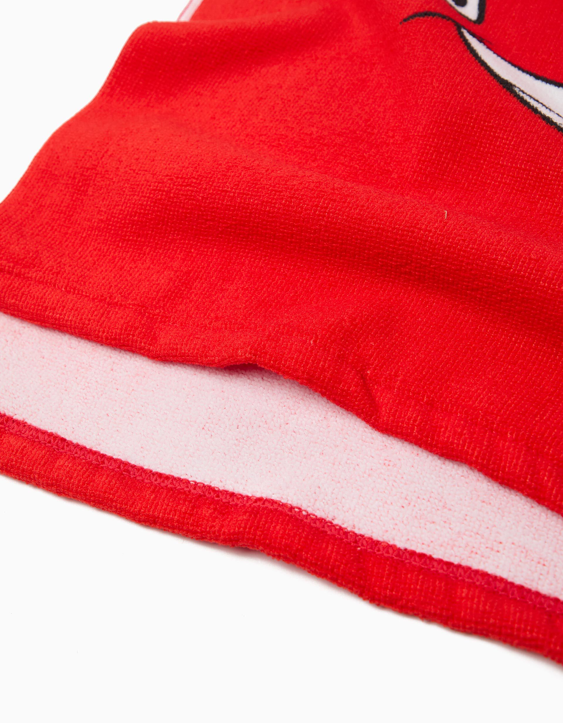 Comprar Online Poncho 'Cars', Menino, Vermelho