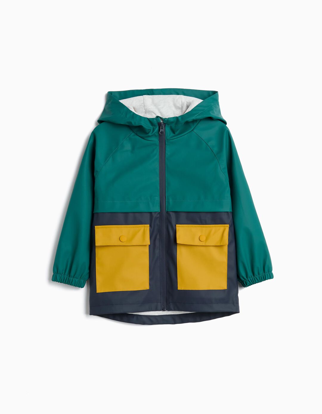 Parka De Borracha, Menino, Azul Escuro