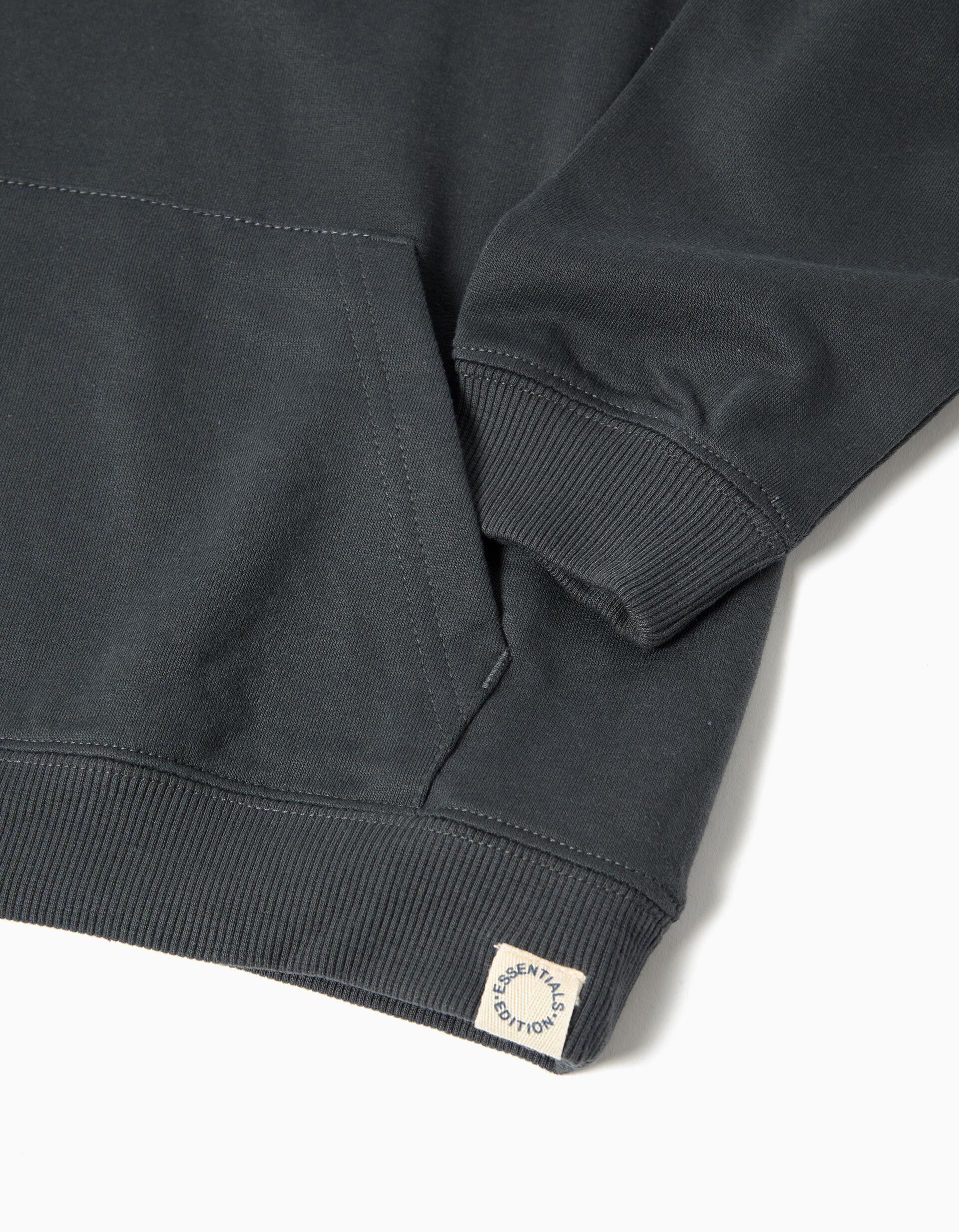 Comprar Online Sweatshirt com Capuz, Menino, Cinzento Escuro