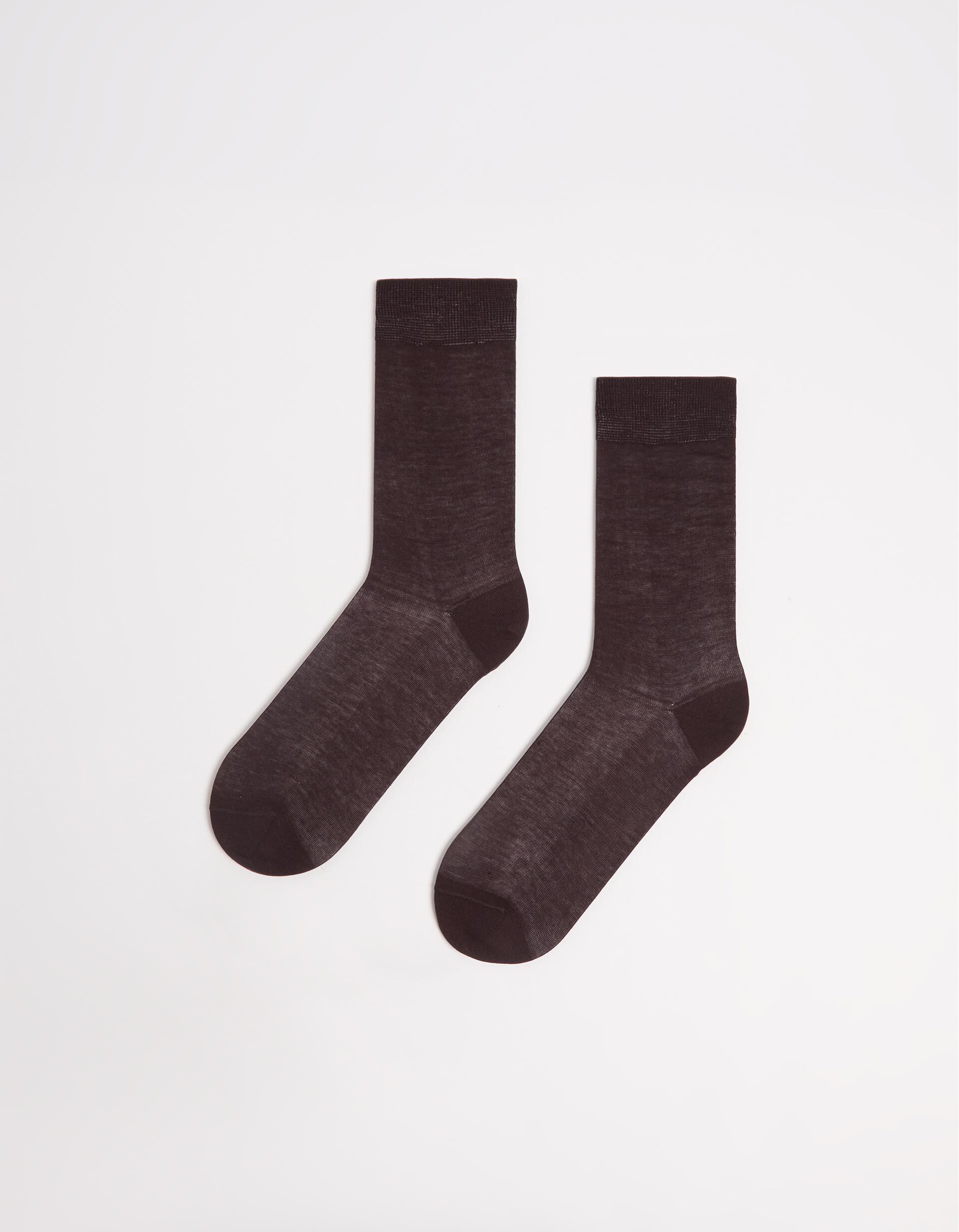Comprar Online Meias 100% Algod&atilde;o, Homem, Castanho