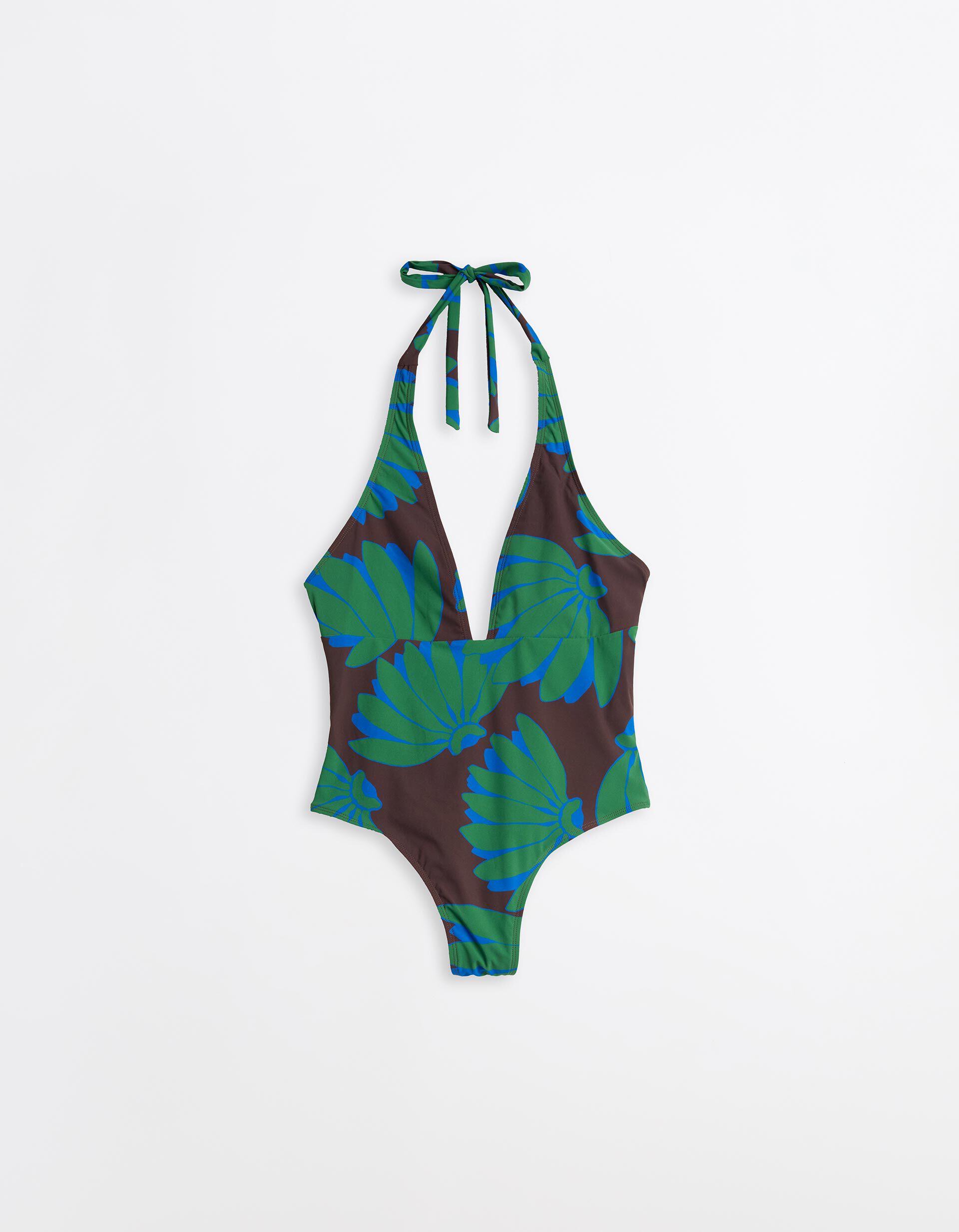 Comprar Online Fato de Banho Estampado, Mulher, Castanho