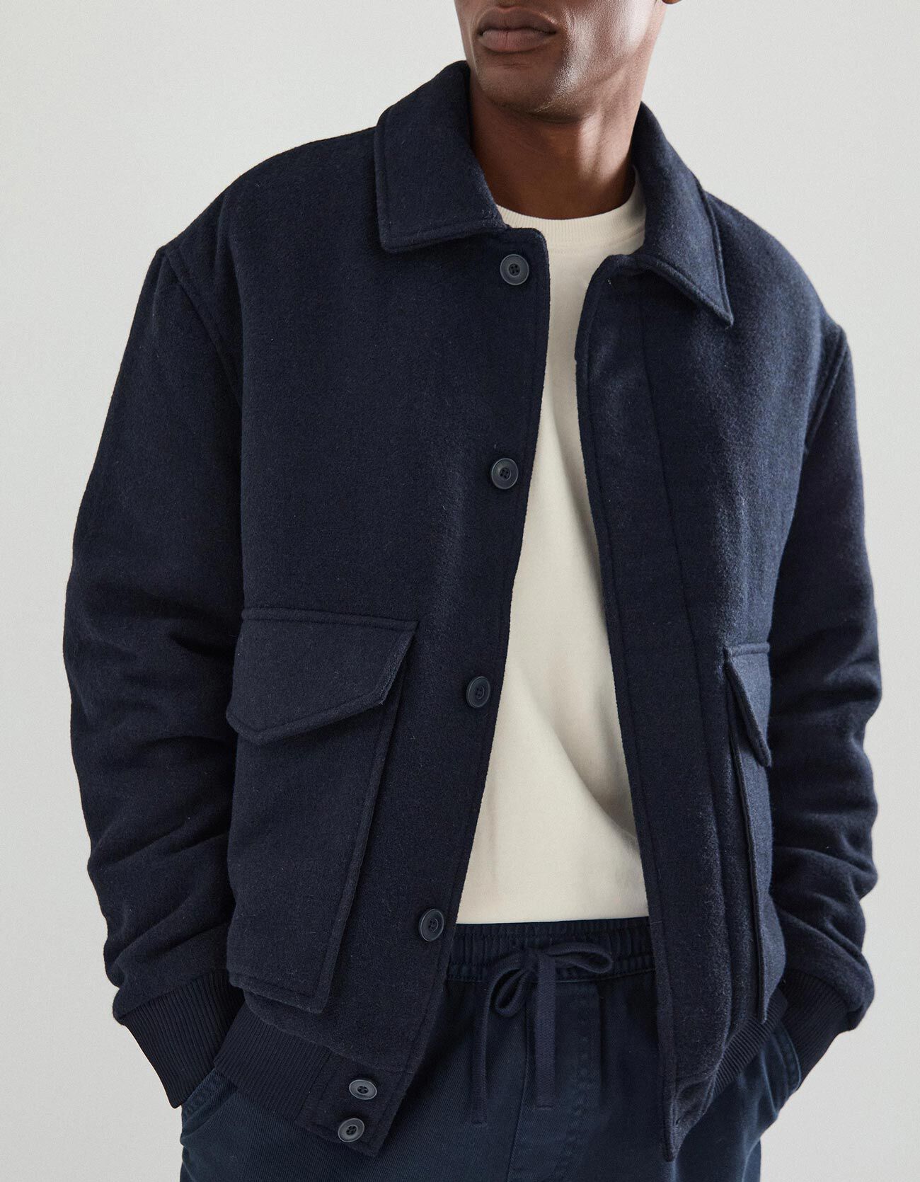 Comprar Online Casaco Bomber, Homem, Azul Escuro