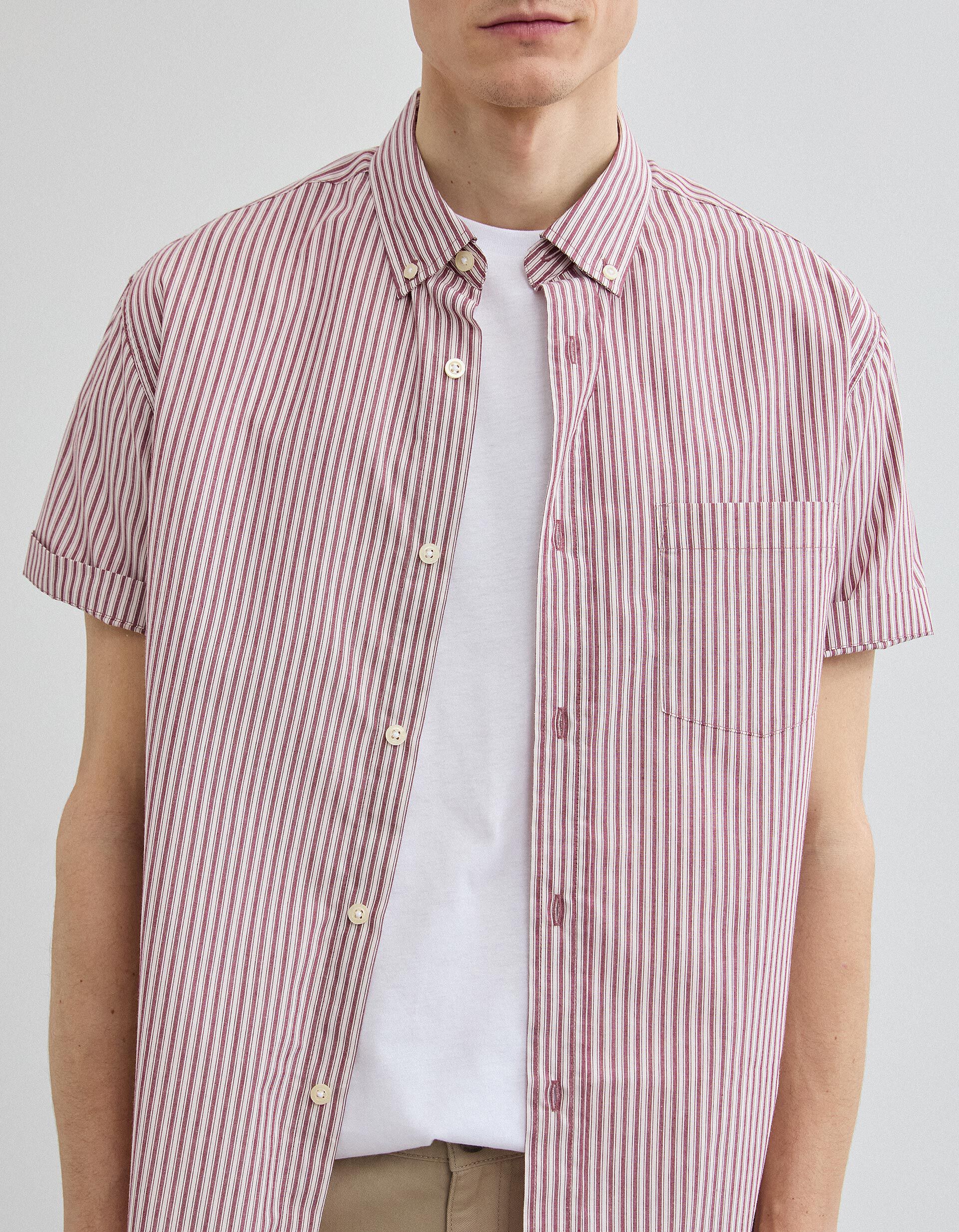 Comprar Online Camisa Manga Curta, Homem, Vermelho Escuro