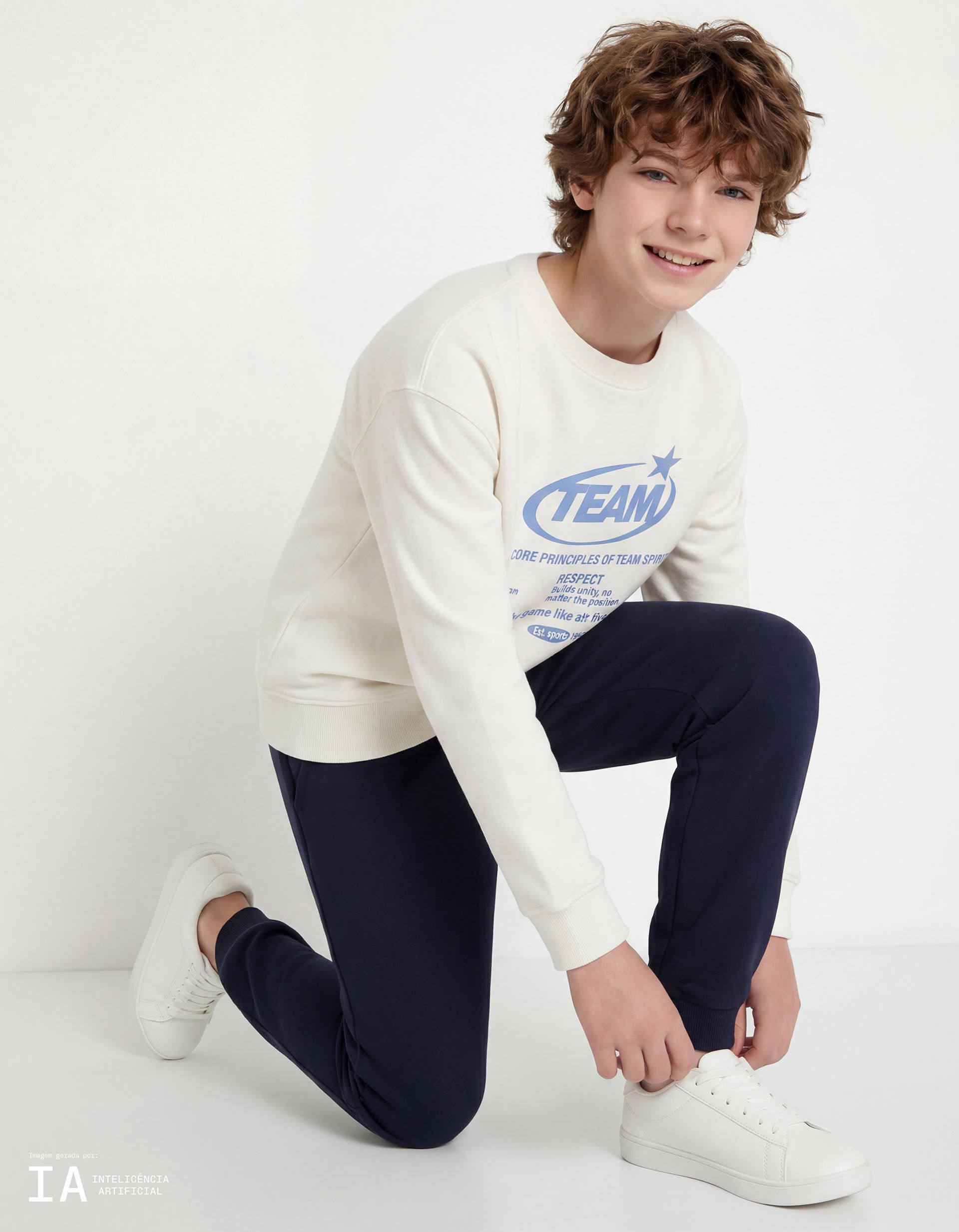 Comprar Online Conjunto de Jogging, Menino, Branco