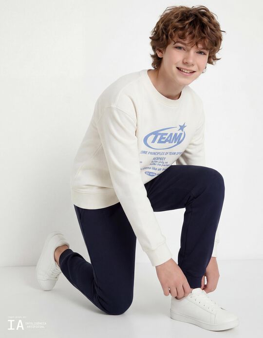 Comprar Online Conjunto de Jogging, Menino, Branco