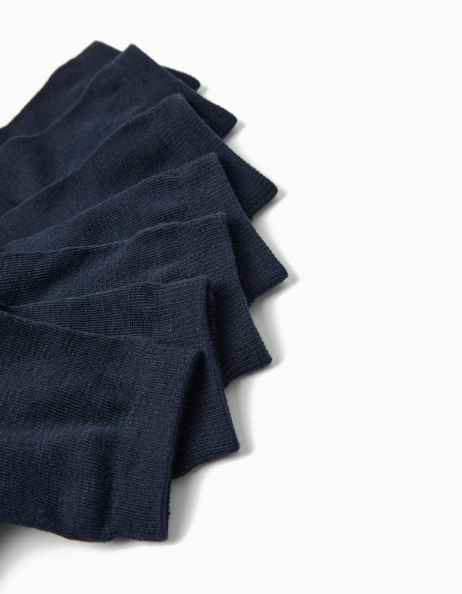 Comprar Online Pack 7 Pares de Meias, Crian&ccedil;a, Azul Escuro