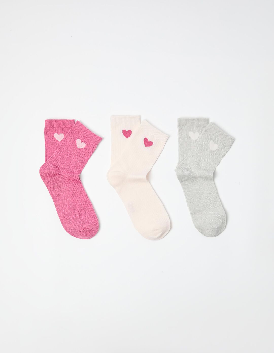 Pack 3 Pares de Meias, Mulher, Multicor