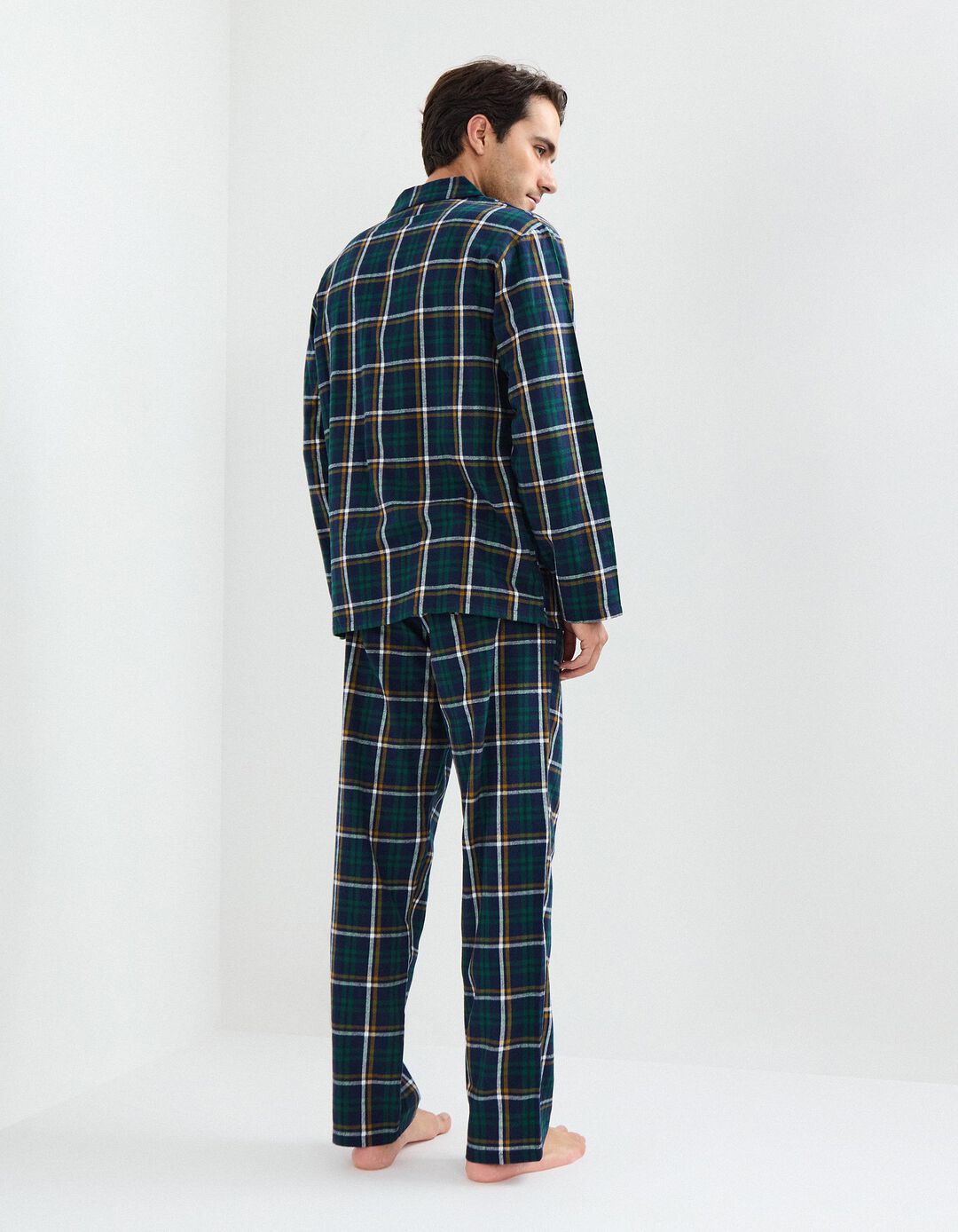Pijama, Homem, Azul
