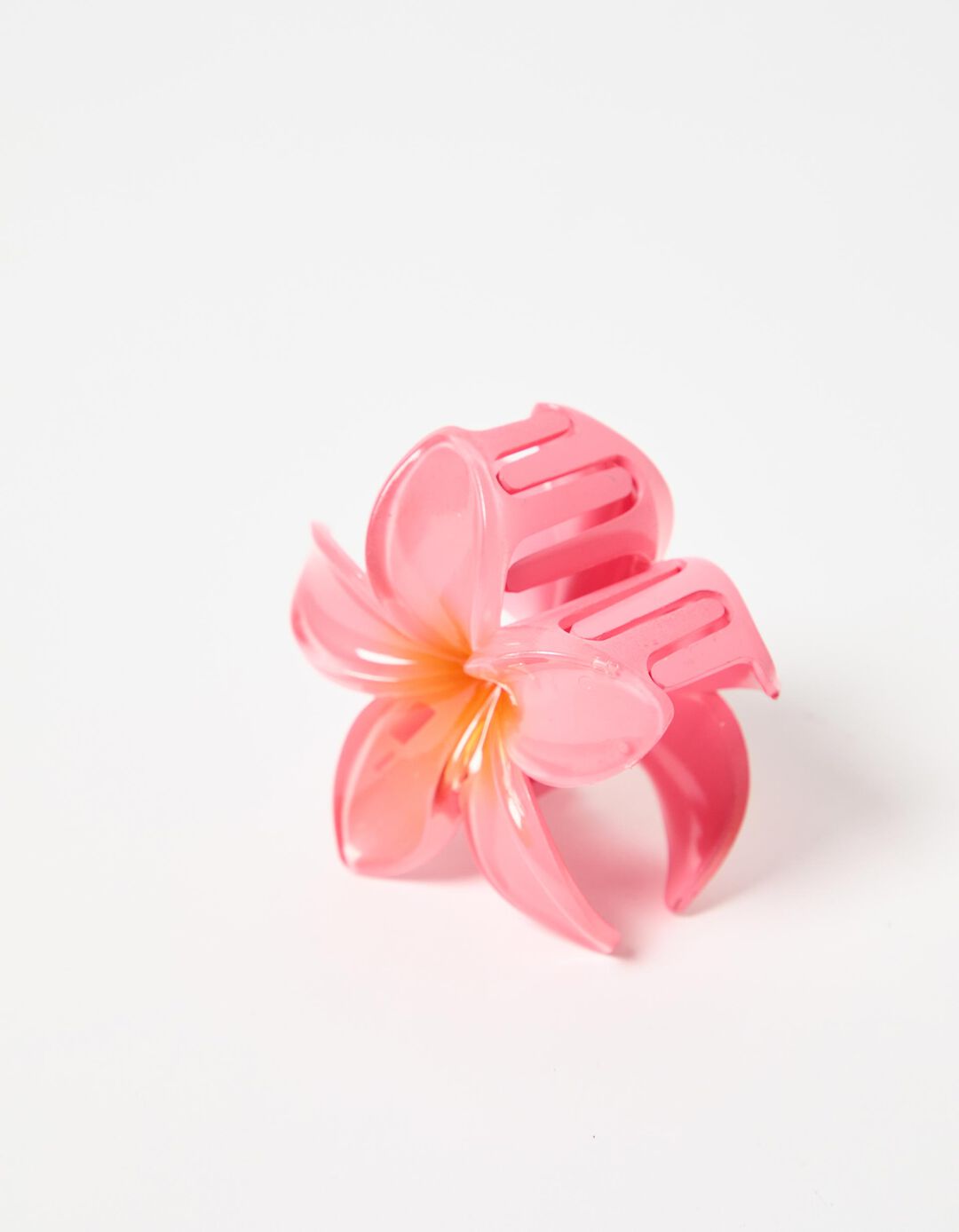 Mola de Cabelo com Flor, Mulher, Laranja