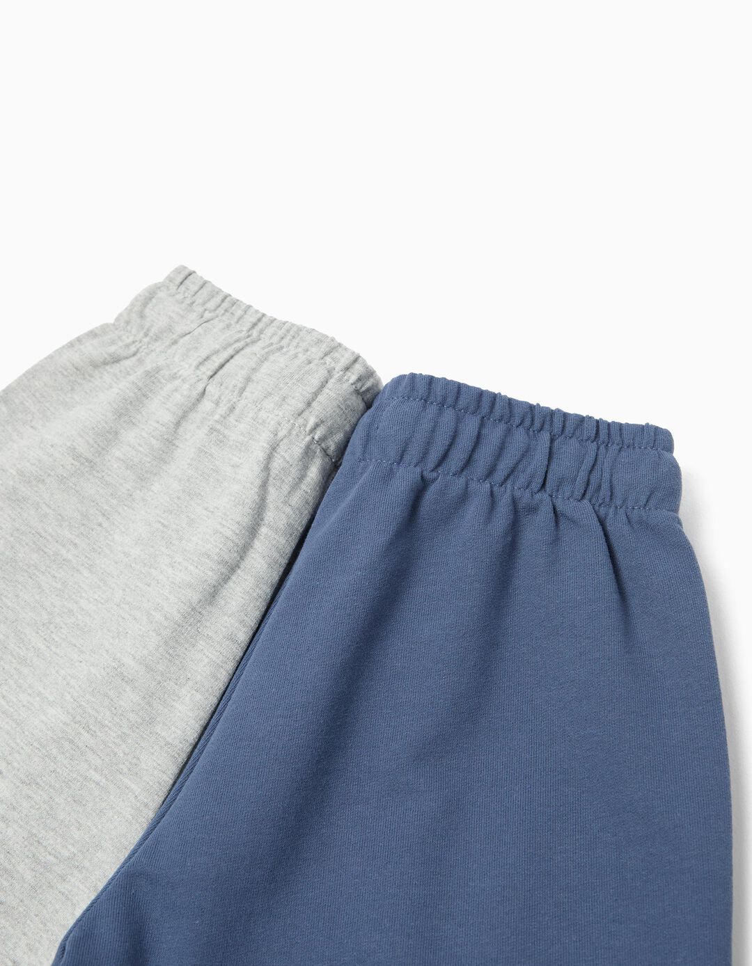 Pack 2 Cal&ccedil;&otilde;es de Felpa, Menino, Cinzento Claro