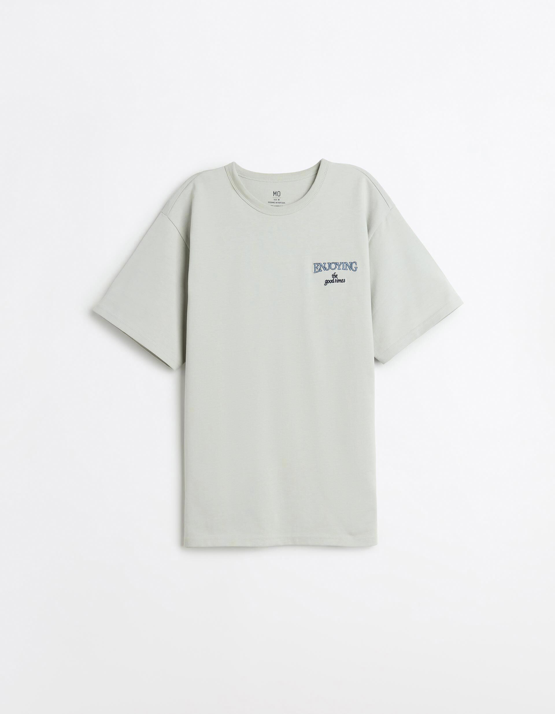 Comprar Online T-shirt Heavy Jersey Bordado, Homem, Vermelho Escuro