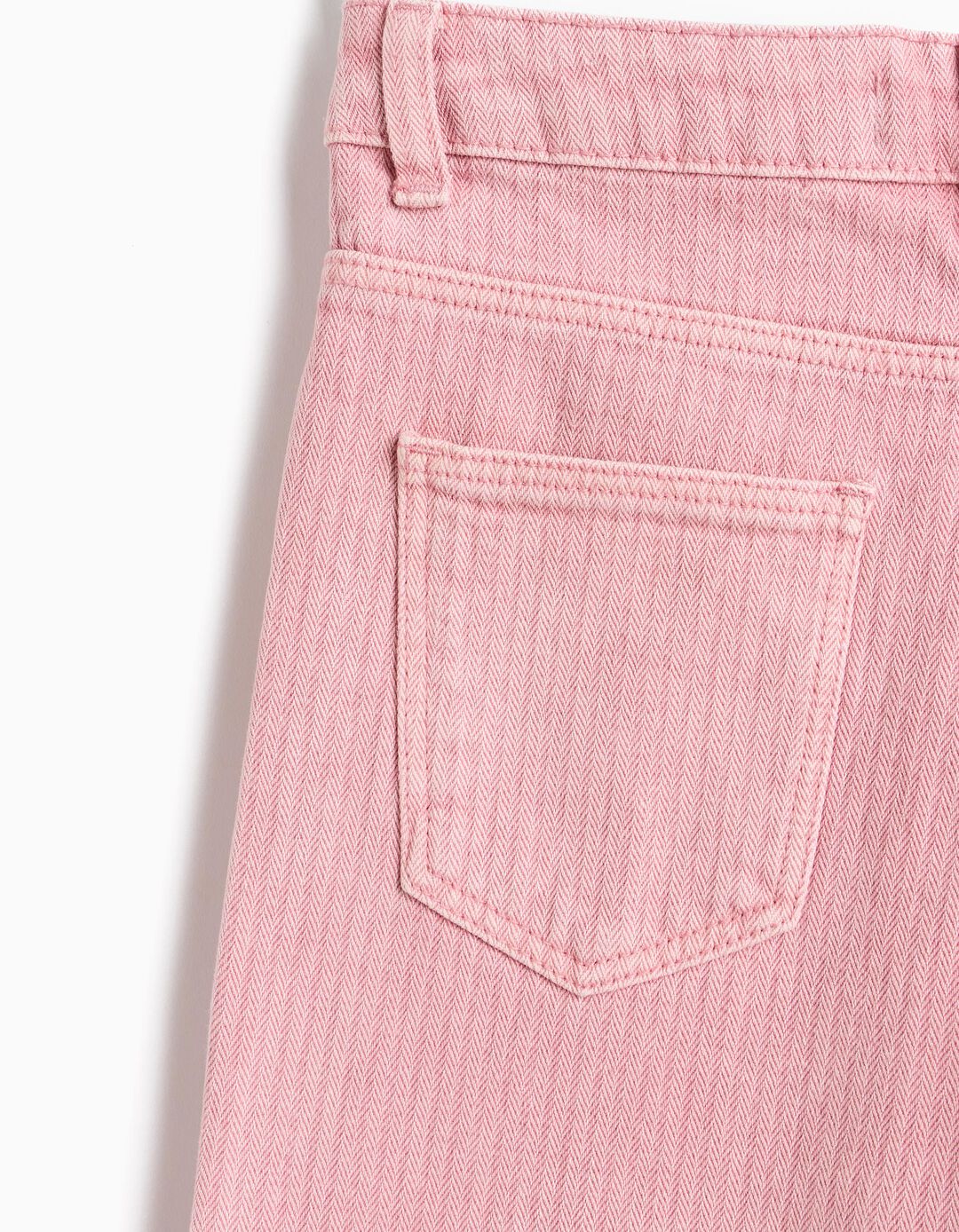 Cal&ccedil;as De Ganga Wide Leg Espiga, Menina, Rosa