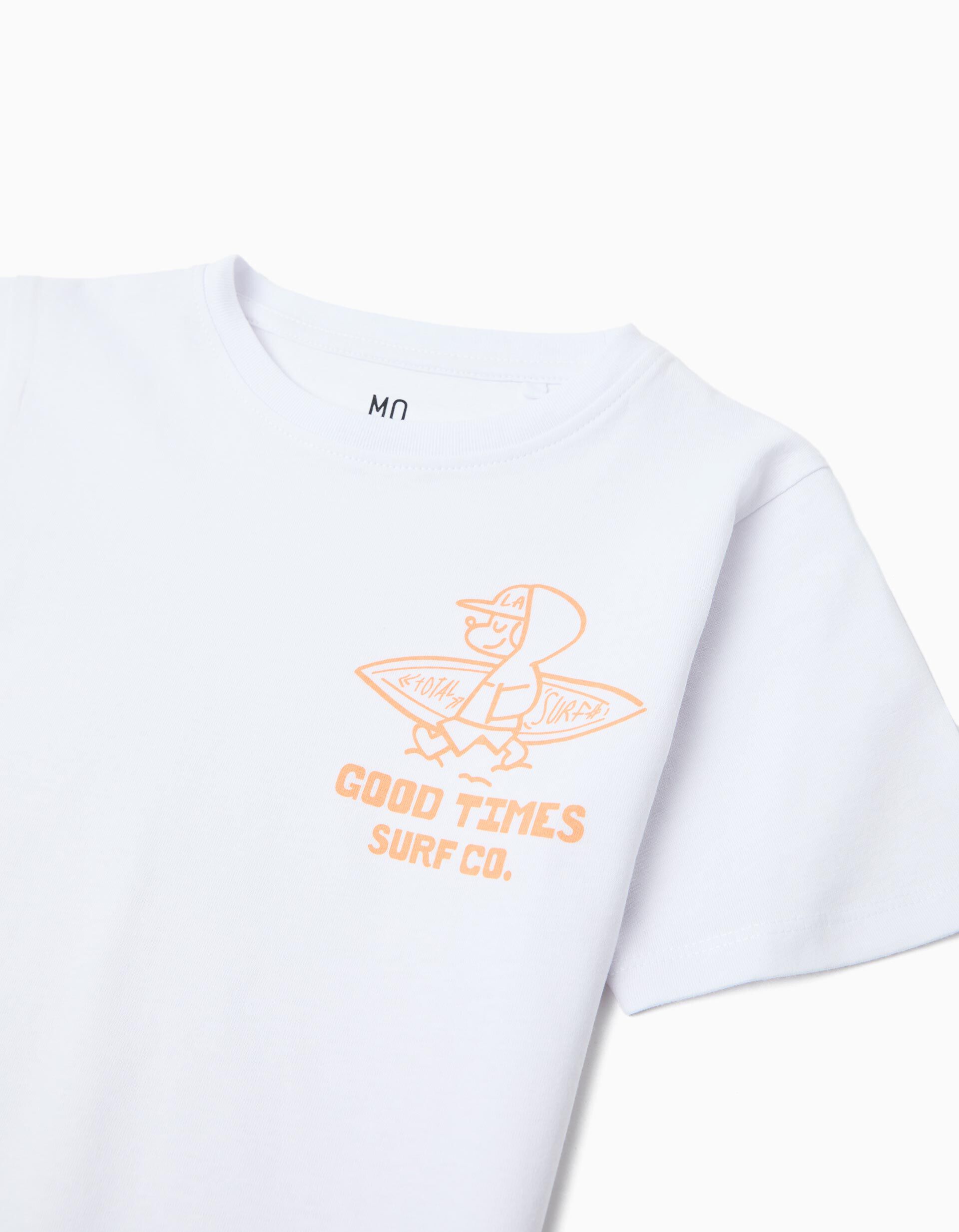 Comprar Online T-shirt Estampada, Menino, Branco